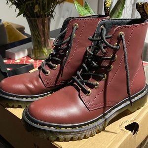 Dr. Martens Boots - Cheery Red - W Size 7 - Like New